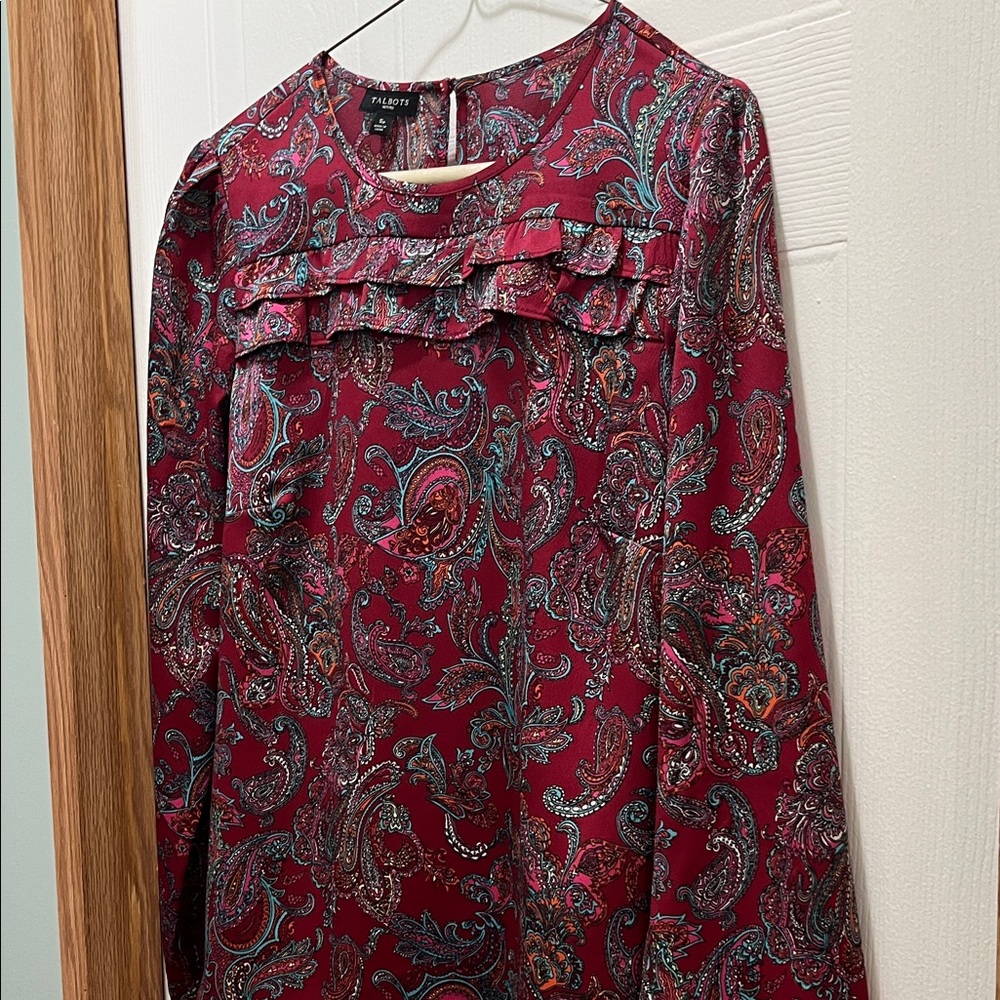 Paisley Long Sleeve Blouse